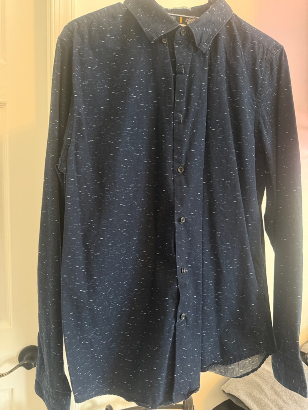 Denim & Flower Navy Floral-Print Shirt